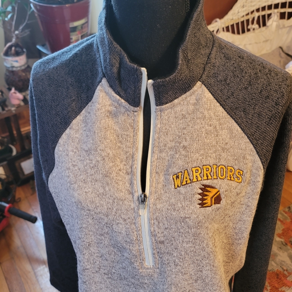 Charles River "Warriors/Chief 3/4 zip up fleece..